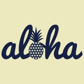 alohaパイナップルイラスト