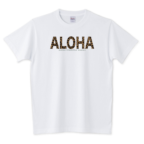 レオパード柄alohaTシャツ