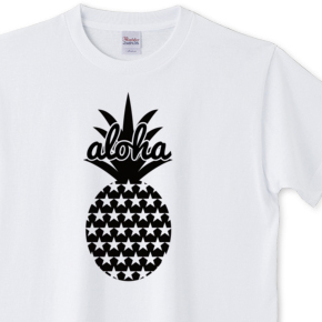 alohaパイナップルTシャツ